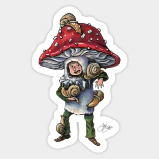 The Mushroom Kid Sticker